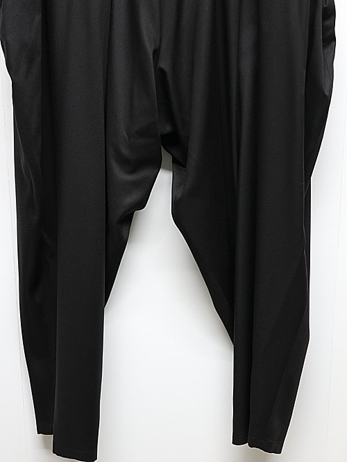 Ground Y�����饦��ɥ磻/TR TWILL SIDE CURVE PANTS/BLACK