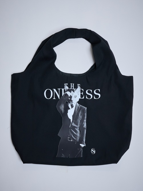 (ͽ���ʡ�8��9������ͽ��/THE ONENESS�������ͥ�/Recycle Polyester Charity Shoulder Tote Bag/Black