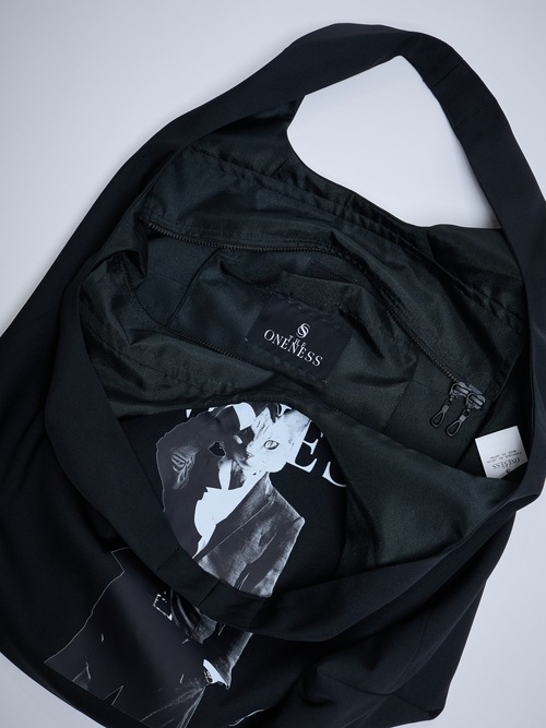 (ͽ���ʡ�8��9������ͽ��/THE ONENESS�������ͥ�/Recycle Polyester Charity Shoulder Tote Bag/Black