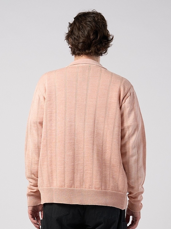 (ͽ���ʡ�3��4������ͽ��/wjk�����֥른��������/GIMA stripe knit shirt/dust pink