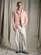 (ͽ���ʡ�3��4������ͽ��/wjk�����֥른��������/GIMA stripe knit shirt/dust pink