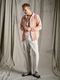 (ͽ���ʡ�3��4������ͽ��/wjk�����֥른��������/GIMA stripe knit shirt/dust pink