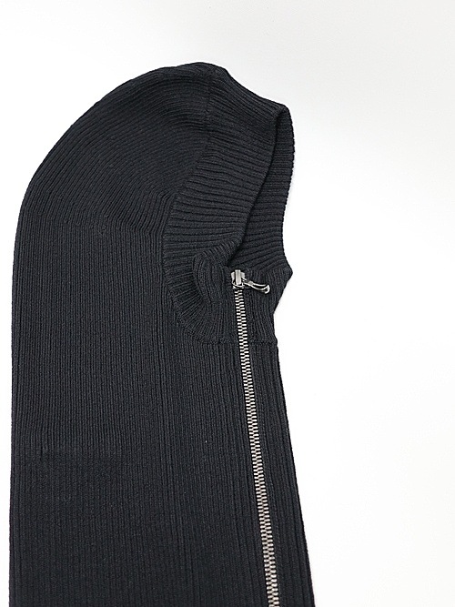 JULIUSꥦ/RAYON/WOOL YARN ACCESSORY10/BLACK