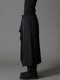 Ground Y�����饦��ɥ磻/W/GABARDINE 3WAY SKIRT PANTS/BLACK.