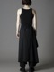 Ground Y�����饦��ɥ磻/W/GABARDINE 3WAY SKIRT PANTS/BLACK.