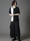 Ground Y�����饦��ɥ磻/W/GABARDINE 3WAY SKIRT PANTS/BLACK.