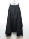 Ground Y�����饦��ɥ磻/W/GABARDINE 3WAY SKIRT PANTS/BLACK.