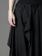 Ground Y�����饦��ɥ磻/W/GABARDINE 3WAY SKIRT PANTS/BLACK.