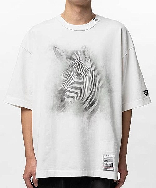 Maison MIHARA YASUHIRO��HORSE PRINTED TEE/WHITE