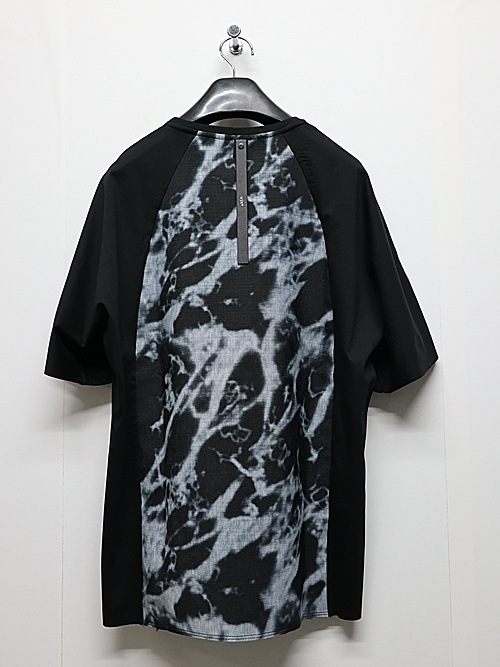 wjk�����֥른��������/combination dolman S/S/mono print��black