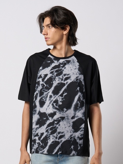 (ͽ���ʡ�2��3������ͽ��/wjk�����֥른��������/combination dolman S/S/mono print��black