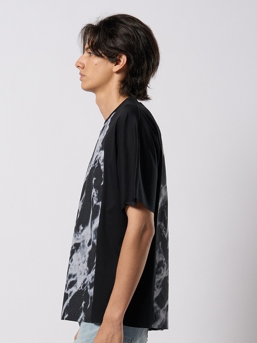 (ͽ���ʡ�2��3������ͽ��/wjk�����֥른��������/combination dolman S/S/mono print��black