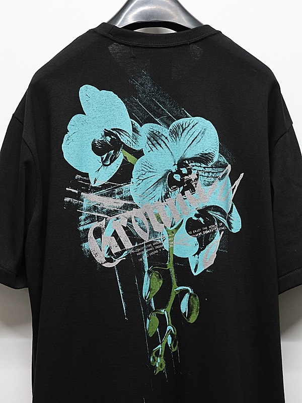 Ground Y�����饦��ɥ磻/20/- JERSEY ORCHID T-SHIRT/BLACK