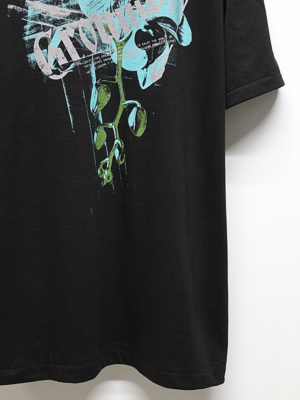 Ground Y�����饦��ɥ磻/20/- JERSEY ORCHID T-SHIRT/BLACK