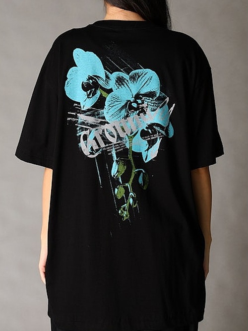 Ground Y�����饦��ɥ磻/20/- JERSEY ORCHID T-SHIRT/BLACK