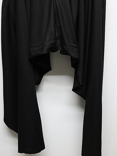 Ground Y�����饦��ɥ磻/TR TWILL WIDE LEG PANTS/BLACK
