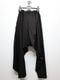 Ground Y�����饦��ɥ磻/TR TWILL WIDE LEG PANTS/BLACK