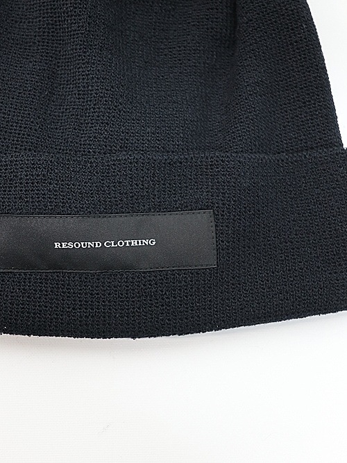 RESOUND CLOTHING���ꥵ����ɥ���������/linen knit cap/TAG