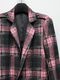 (ͽ���ʡ�7��8������ͽ��/kiryuyrik������奦����奦/Pink Check Twill Trimming Stando Collar Jacket/Black&Pink