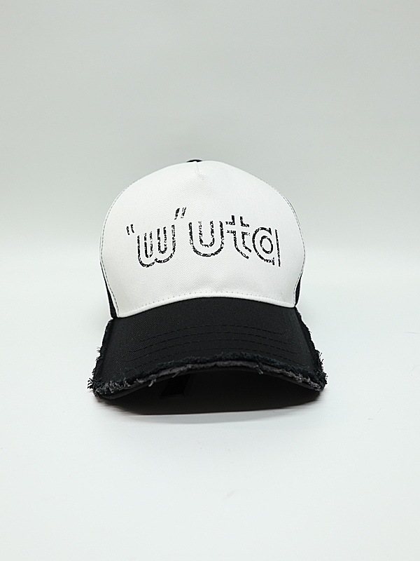 wjk�����֥른��������/muta ����ܥ졼����� "w"uta cut-off mesh cap/black �� white