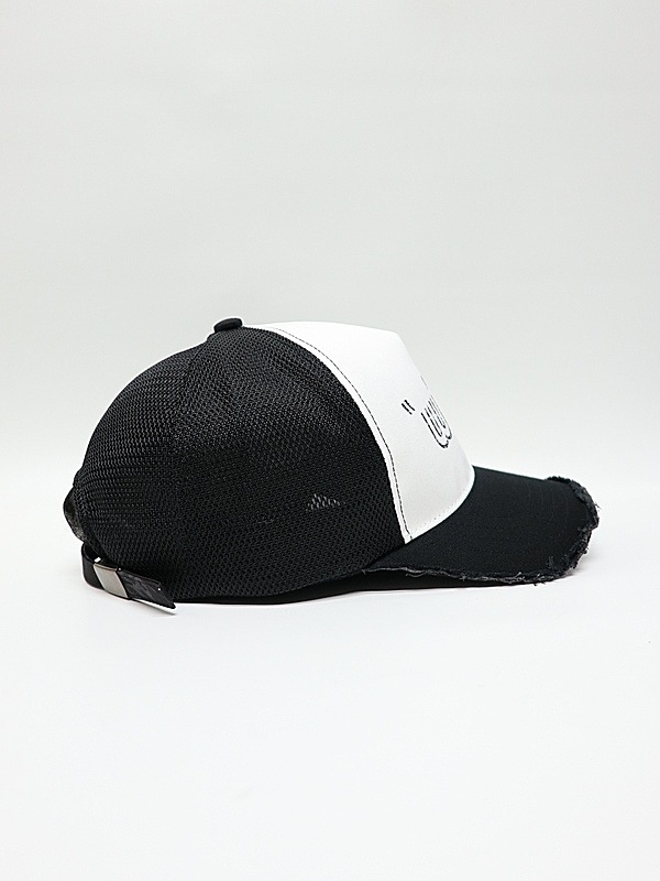wjk�����֥른��������/muta ����ܥ졼����� "w"uta cut-off mesh cap/black �� white