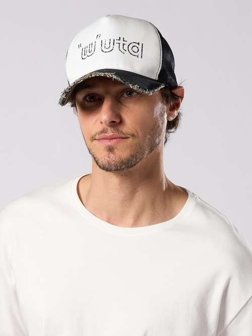 (ͽ���ʡ�5��6������ͽ��/wjk�����֥른��������/muta ����ܥ졼����� "w"uta cut-off mesh cap/black �� white