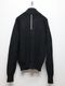 �㴰���wjk�����֥른��������/lomond��powder zip-up knit/black