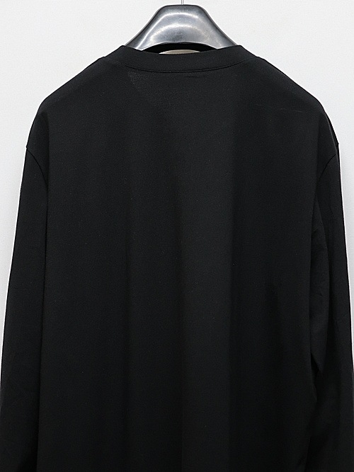 SALE30%OFF/Ground Y饦ɥ磻/30/-HIGH GAUGE PLAIN STITCH LONG HENRY T/BLK.