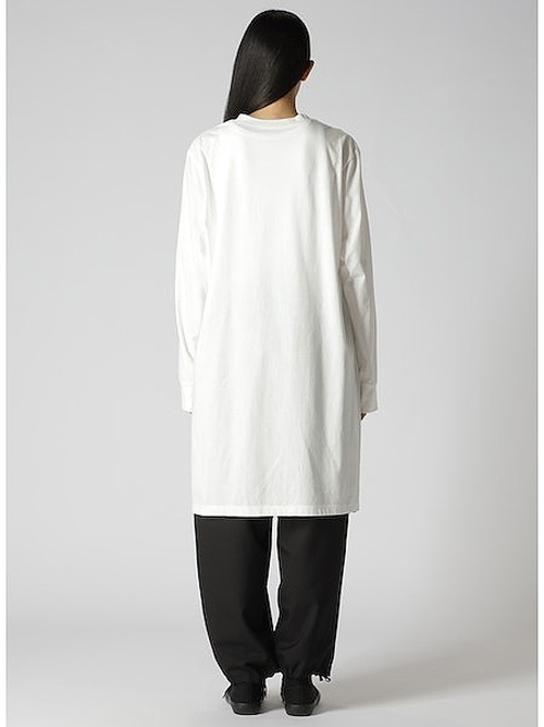 Ground Y饦ɥ磻/30/-HIGH GAUGE PLAIN STITCH LONG HENRY T/BLK