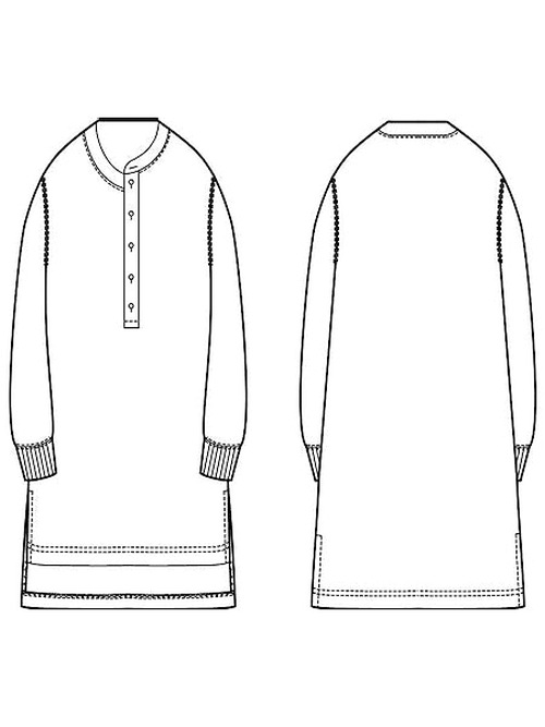 SALE30%OFF/Ground Y饦ɥ磻/30/-HIGH GAUGE PLAIN STITCH LONG HENRY T/BLK.
