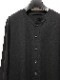 SALE30%OFF/Ground Y饦ɥ磻/30/-HIGH GAUGE PLAIN STITCH LONG HENRY T/BLK.