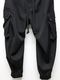 Ground Y�����饦��ɥ磻/W/GABARDINE STANDARD RIBBED HEM CARGO PANTS/BLACK