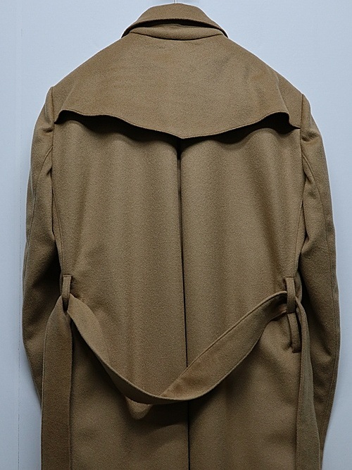 (ͽʡ121ͽ/kiryuyrik奦奦/Cashmere Beaver W-Peacked Coat/Camel