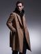 (ͽʡ121ͽ/kiryuyrik奦奦/Cashmere Beaver W-Peacked Coat/Camel