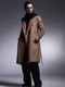 (ͽʡ121ͽ/kiryuyrik奦奦/Cashmere Beaver W-Peacked Coat/Camel