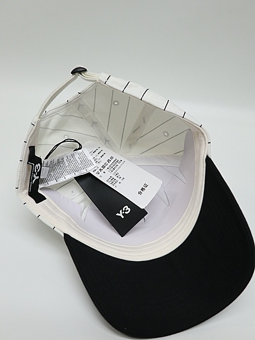 Y-3���磻���꡼/Y-3 PINSTRI CAP/CWHITE