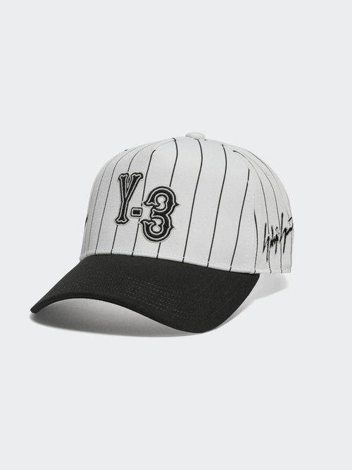 Y-3���磻���꡼/Y-3 PINSTRI CAP/CWHITE