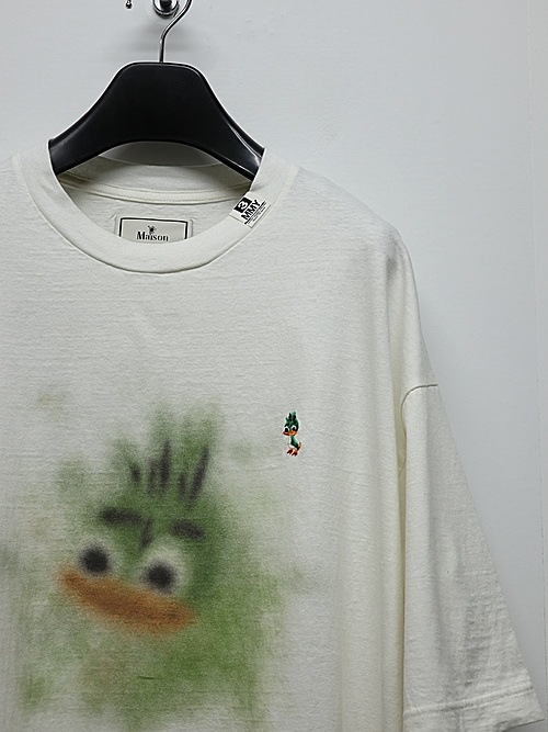 Maison MIHARA YASUHIRO��LEON PRINTED TEE/WHITE