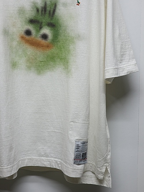 Maison MIHARA YASUHIRO��LEON PRINTED TEE/WHITE