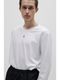 SALE30%OFF/ATTACHMENT�������å�����/COTTON DOUBLE FACE SLIM FIT L/S TEE/WHITE.