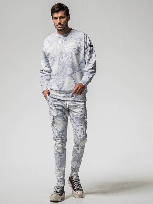 RESOUND CLOTHING���ꥵ����ɥ���������/Darrell HEAT cargo PT/paisley GREY