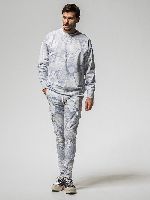 RESOUND CLOTHING���ꥵ����ɥ���������/Darrell HEAT cargo PT/paisley GREY