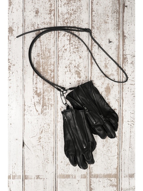 �㴰���nude:masahiko maruyama ���̡���:�ޥ��ҥ��ޥ���/LEATHER SMARTPHONE STRAP / GROVES STRAP w/iolom/Black