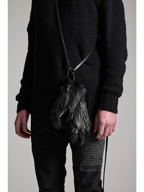 �㴰���nude:masahiko maruyama ���̡���:�ޥ��ҥ��ޥ���/LEATHER SMARTPHONE STRAP / GROVES STRAP w/iolom/Black