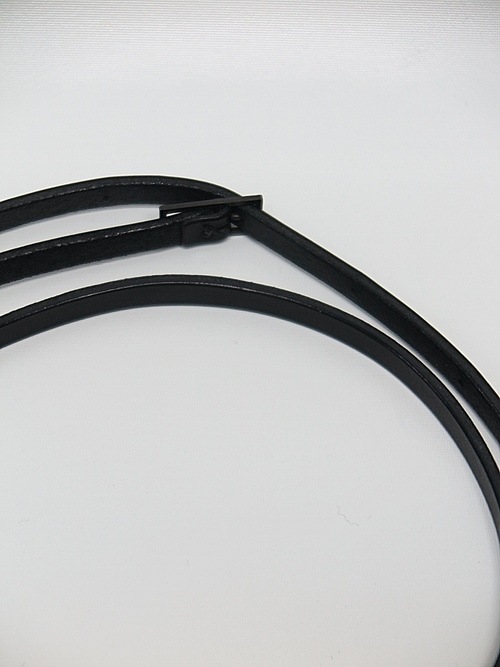 �㴰���nude:masahiko maruyama ���̡���:�ޥ��ҥ��ޥ���/LEATHER SMARTPHONE STRAP / GROVES STRAP w/iolom/Black