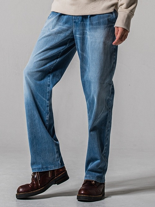 (ͽ���ʡ�2��3������ͽ��/39TH RESOUND CLOTHING���ꥵ����ɥ���������/SEMIWAIDE DENIM JERSEY WIDE PT/LIND