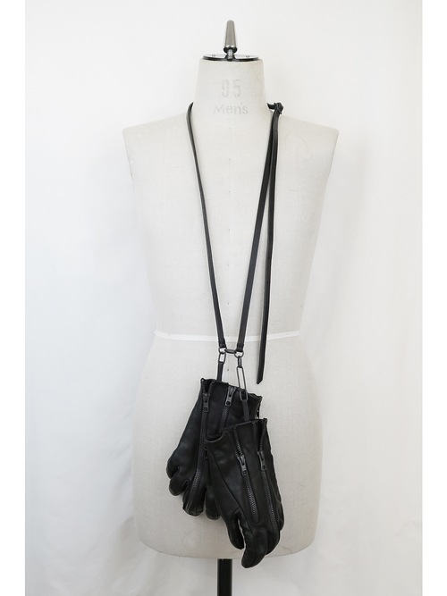 �㴰���nude:masahiko maruyama ���̡���:�ޥ��ҥ��ޥ���/LEATHER SMARTPHONE STRAP / GROVES STRAP w/iolom/Black