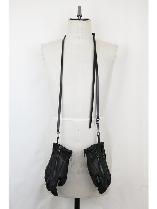 �㴰���nude:masahiko maruyama ���̡���:�ޥ��ҥ��ޥ���/LEATHER SMARTPHONE STRAP / GROVES STRAP w/iolom/Black