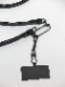 �㴰���nude:masahiko maruyama ���̡���:�ޥ��ҥ��ޥ���/LEATHER SMARTPHONE STRAP / GROVES STRAP w/iolom/Black