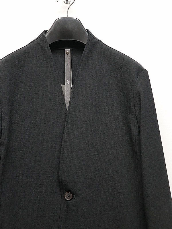 �㴰���wjk�����֥른��������/solid collar single jacket/black